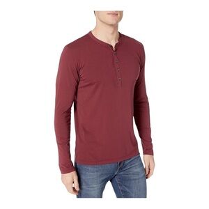 Velvet by Graham and Spencer Brian Heavy Jersey Henley NWT